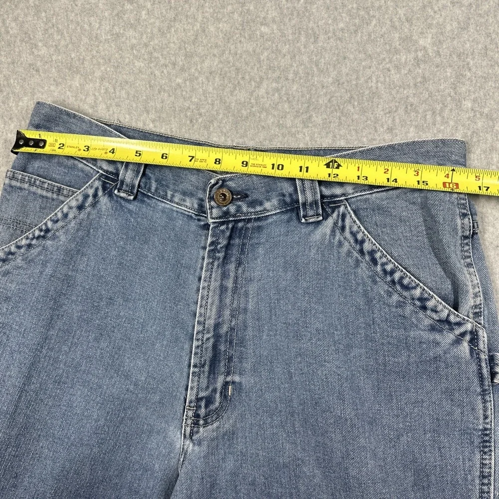 Vintage Old Navy Painters Jeans Men's 33x32 Blue Grunge Baggy Skater Workwear